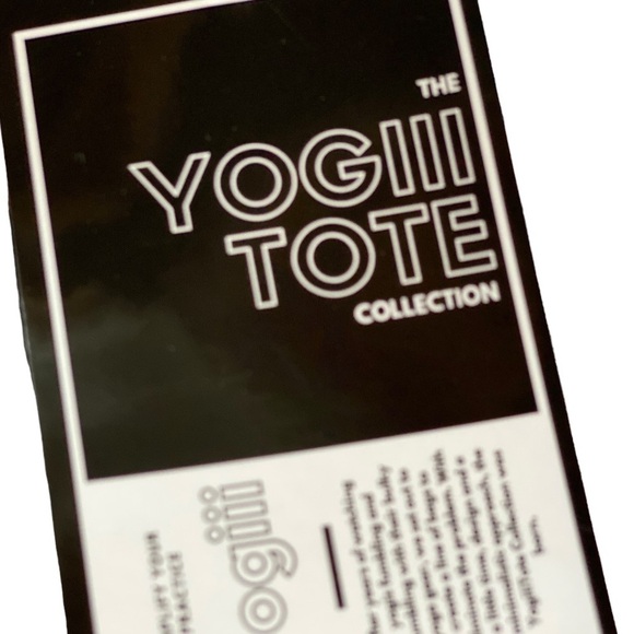 Yogiii Tote Elephant Graphic Yoga Sling Bag -NWT - Picture 3 of 14